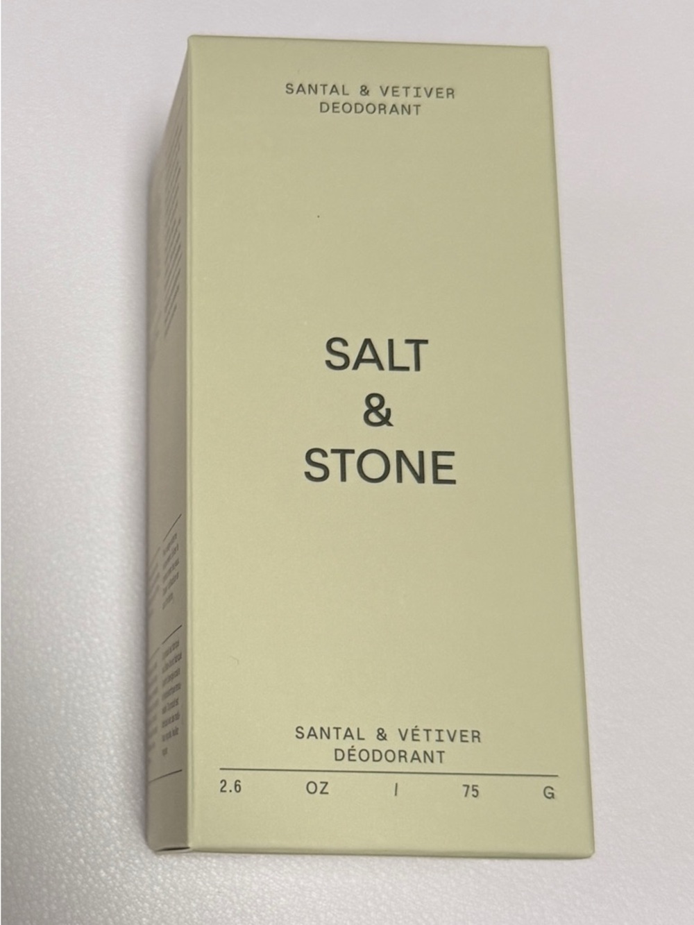 Salt & Stone Santal & Vétiver Deodorant - NEW IN BOX UNUSED!!!! - Picture 2 of 2
